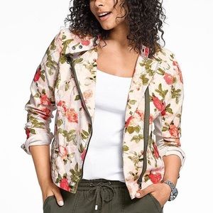 Floral Moto Jacket